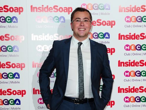 Former Hollyoaks star Joe Tracini gets emotional as he talks being suicidal (Ian West/PA)