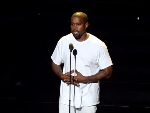 Kanye West previews new music on social media. (PA)