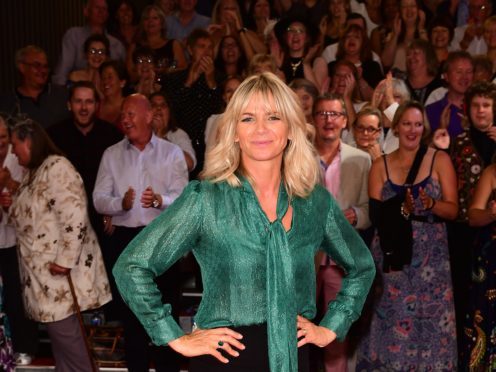 Zoe Ball is the daughter of former children’s TV presenter Johnny Ball (Ian West/PA)