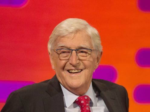 Sir Michael Parkinson during filming of the Graham Norton Show at The London Studios, south London, to be aired on BBC One on Friday evening. (Daniel Leal-Olivas/PA)