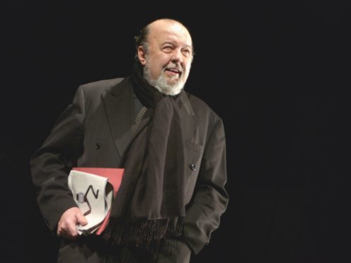 Sir Peter Hall at the John Gielgud Gala, the former director of the National Theatre, died at the age of 86. (RSC/PA)