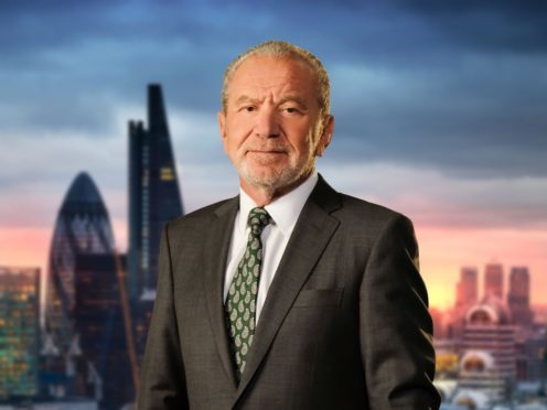 Lord Sugar was speaking at the launch of the 14th series of The Apprentice (BBC/PA)