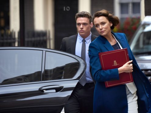 Richard Madden and Keeley Hawes in Bodyguard (BBC/PA)