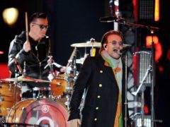 Bono struggled with vocal issues on stage (Nick Ansell/PA)