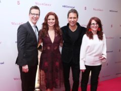 Sean Hayes, Debra Messing, Eric McCormack and Megan Mullally from the cast of Will & Grace (Isabel Infantes/PA)