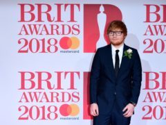 Ed Sheeran nominated for BMI London Award for song of the year for third consecutive time. (Ian West/PA)