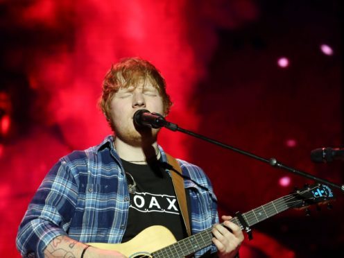 Ed Sheeran has said music education at his secondary school helped him (Ian West/PA)
