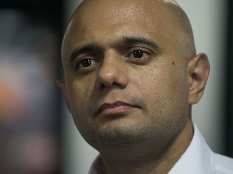 Home Secretary Sajid Javid has vowed to do more to combat online child abuse (Victoria Jones/PA)