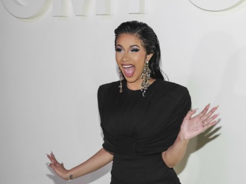 Cardi B was among the stars spotted at Tom Ford’s New York Fashion Week show (Brent N. Clarke/Invision/AP)
