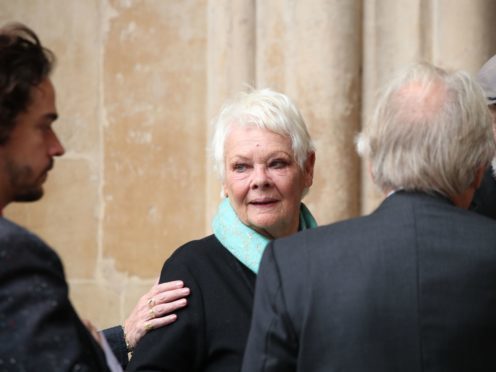 Dame Judi Dench attending a service of thanksgiving to celebrate the life and work of Sir Peter Hall (Yui Mok/PA)