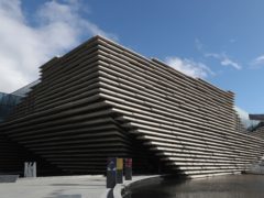 Brian Cox visits the new V&A Dundee (Andrew Milligan/PA)