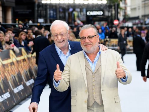 Sir Michael Caine and Ray Winstone (PA)