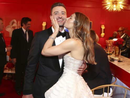 Justin Timberlake and Jessica Biel were on top form on social media (John Salangsang/Invision for the Television Academy/AP Images)