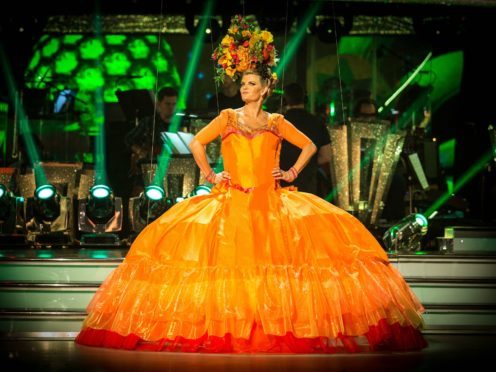 Susannah Constantine during a dress rehearsal for Strictly Come Dancing (Guy Levy/BBC)