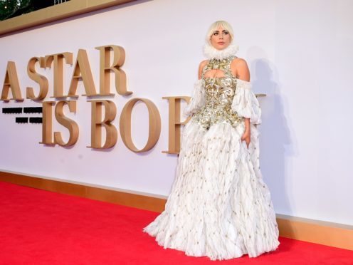 Lady Gaga at the UK premiere of A Star Is Born (Ian West/PA)
