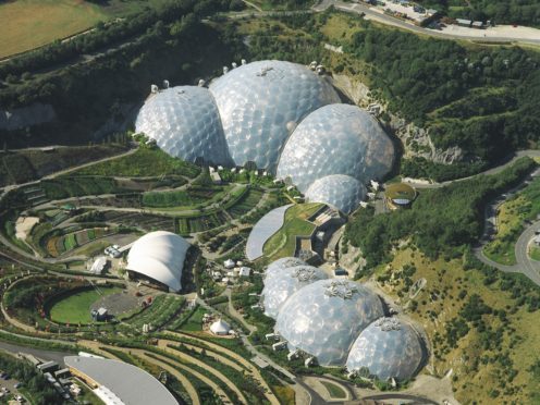 The Eden Project in Cornwall (Sealand Aerial Photography)