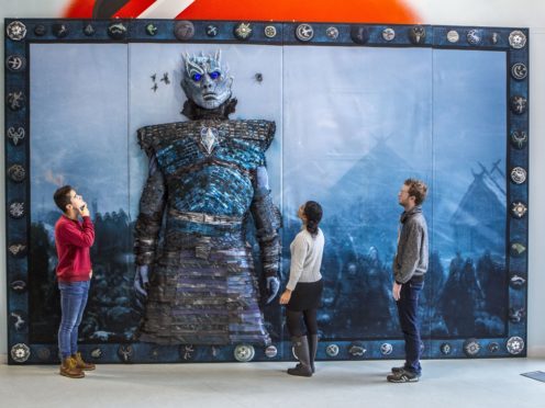A Game of Thrones tapestry has gone on display at Glasgow Caledonian University (Peter Devlin/PA)