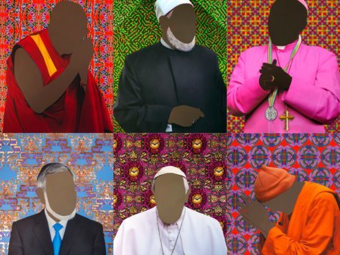 Artist Nicola Green has said her faceless portraits of faith leaders is partly a comment of their celebrity status. (Nicola Green)