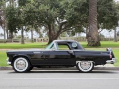 A black Ford Thunderbird that was formerly owned by the late American actress Marilyn Monroe is to be auctioned (Julien’s Auctions/PA Images)