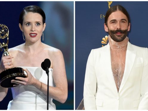 Claire Foy was reportedly saved by Jonathan Van Ness (AP Images/PA)