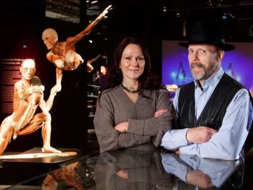 Gunther von Hagens and Dr Angelina Whalley (Body Worlds/PA)