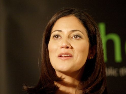 Mishal Husain’s father died two years ago (Max Nash/PA)