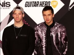 Twenty One Pilots attending the MTV European Music Awards 2015 held at the Mediolanum Forum di Assago in Milan, Italy (Yui Mok/PA)