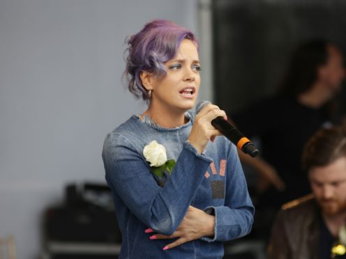 Lily Allen apologised to fans (PA)