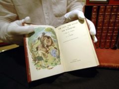 First edition Narnia books (David Jones/PA)