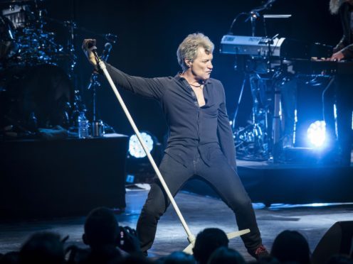 Bon Jovi live on stage (PA)