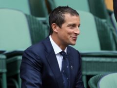 British adventurer, Bear Grylls on day eleven of the Wimbledon Championships at The All England Lawn Tennis and Croquet Club, Wimbledon.