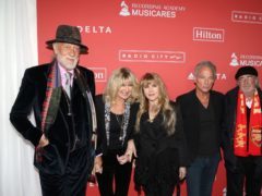 Mick Fleetwood, Christine McVie, Stevie Nicks, Lindsey Buckingham and John McVie of Fleetwood Mac (Greg Allen/PA)