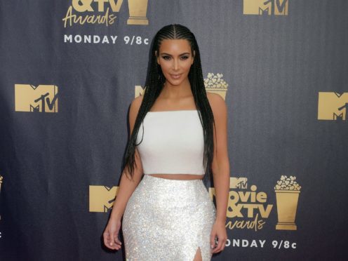 Kim Kardashian West shared a throwback picture on Instagram (Francis Specker/PA)