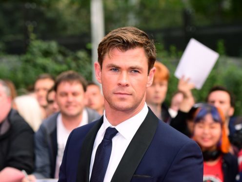 Chris Hemsworth gave a hitchhiker a lift in his helicopter (Ian West/PA)