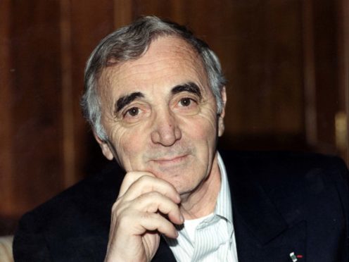 File photo dated 26/11/96 of French singer and actor Charles Aznavour whose death at the age of 94 has been confirmed by the French Culture Ministry. (PA Wire/PA Images)
