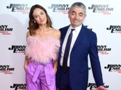 Olga Kurylenko and Rowan Atkinson attend the Johnny English Strikes Again premiere (Ian West/PA)
