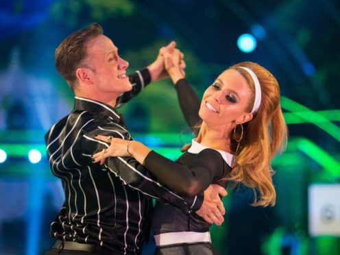 Stacey Dooley promises to dance in Strictly this weekend after injury (Guy Levy/BBC)