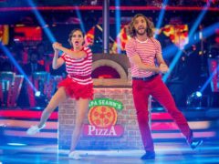 Katya Jones and Seann Walsh on Strictly Come Dancing (Guy Levy/BBC)