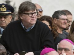 Michael Moore has said Americans should not underestimate Donald Trump (Maurizio Brambatti/ANSA via AP)