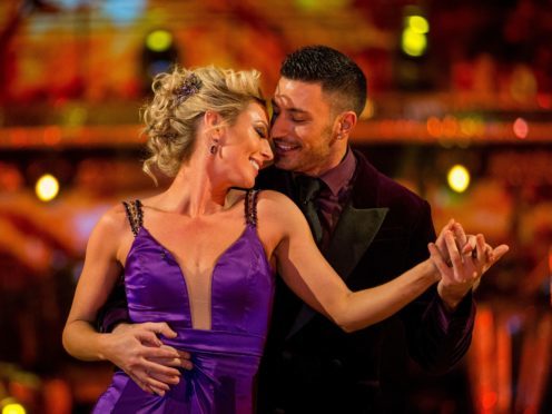 Faye Tozer and her partner Giovanni Pernice on Strictly Come Dancing (BBC/PA)