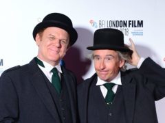 John C. Reilly and Steve Coogan attending the Stan and Ollie Premiere as part of the BFI London Film Festival at the Cineworld Cinema in London (Ian West/PA)