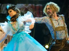 Seann Walsh and Katya Jones dance to I Put A Spell On You by Screamin’ Jay Hawkins (BBC/PA)