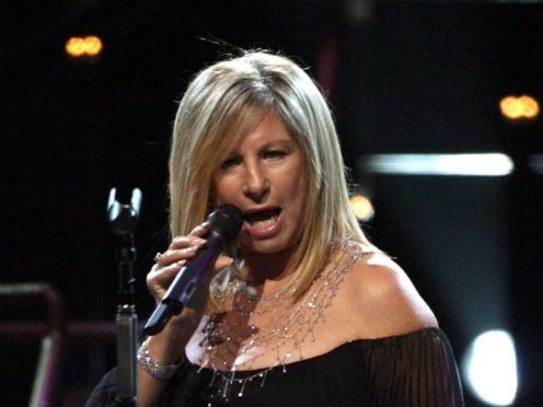 Barbra Streisand performing at the O2 Arena in south east London. (Yui Mok/PA)