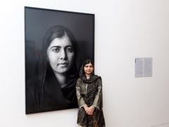 National Portrait Gallery unveils a portrait of Malala Yousafzai by Iranian-born artist and filmmaker Shirin Neshat (Jorge Herrerera)