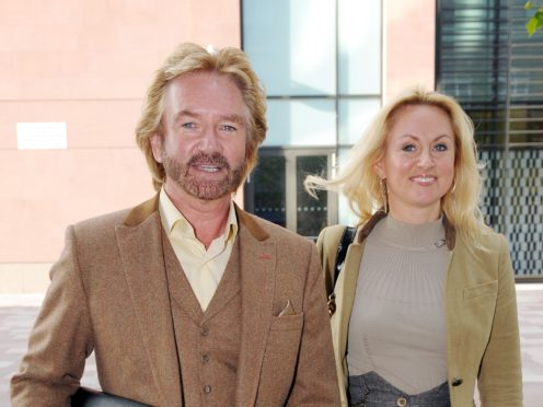 Noel Edmonds’ wife ‘pleased’ to see him shirtless in I’m A Celeb jungle (Tim Ireland/PA)