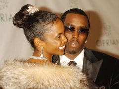 Sean ‘P. Diddy’ Combs and Kim Porter at his 35th Birthday Ball (Rich Lee/PA)