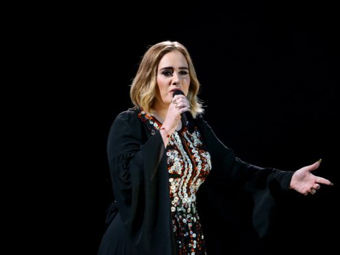 Adele was a Spice Girls fan back in her youth (Yui Mok/PA)