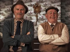 Jack Jarvis, played by Ford Kiernan (right), and Victor McDade, played by Greg Hemphill (left), in Still Game (Alan Peebles/BBC Scotland/PA)