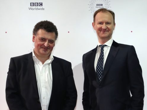 Steven Moffat (left) and Mark Gatiss (PA)