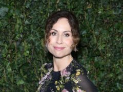 Minnie Driver was among the celebrities handing out food to vulnerable people in Los Angeles to celebrate Thanksgiving (Isabel Infantes/PA)